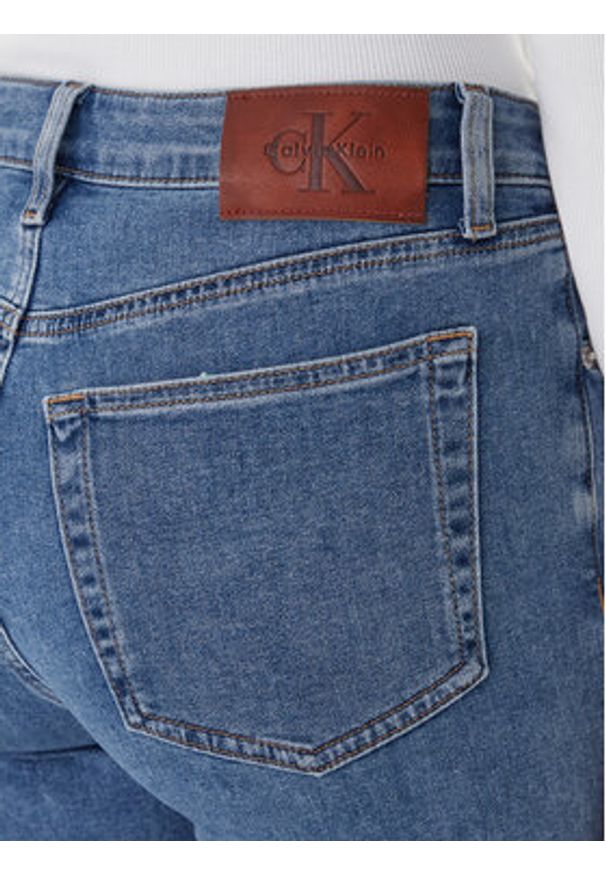 Calvin Klein Jeans Jeansy LV047E616G Niebieski Skinny Fit. Kolor: niebieski