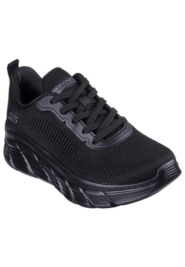 skechers - Buty do chodzenia damskie Skechers Bobs B Flex Hi Fly. Kolor: czarny. Materiał: materiał, syntetyk. Sport: turystyka piesza