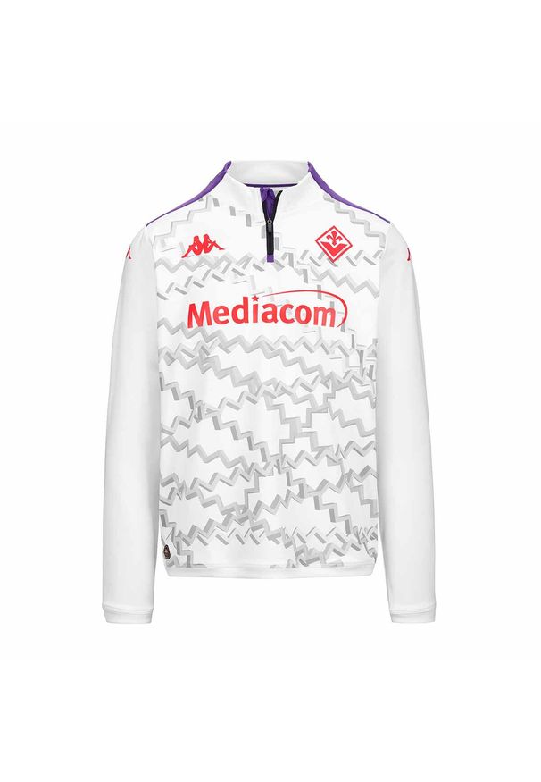 Kappa - Bluza Fiorentina Ablaspre Pro 8 2024/25. Kolor: niebieski, fioletowy, biały, wielokolorowy. Sport: piłka nożna