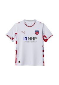 Puma - Męska trzecia koszulka FC Heidenheim 25/26 PUMA White Cool Light Gray. Kolor: szary, biały, wielokolorowy. Sport: piłka nożna