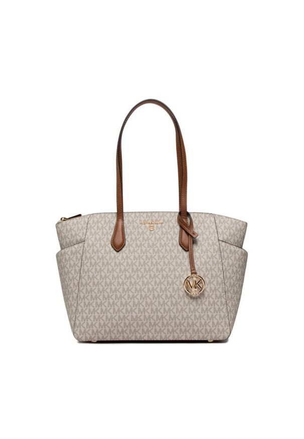 MICHAEL Michael Kors Torebka Marilyn 30S2G6AT2B Beżowy. Kolor: beżowy. Materiał: skórzane