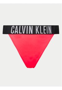 Calvin Klein Swimwear Dół od bikini KW0KW02665 Czerwony. Kolor: czerwony. Materiał: syntetyk #1