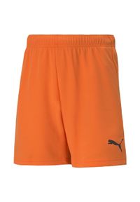 Puma - Spodenki TeamRISE Dla Dzieci. Kolor: żółty, pomarańczowy, wielokolorowy