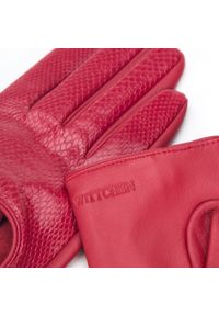 Wittchen - Damskie rękawiczki samochodowe ze skóry lizard czerwone. Kolor: czerwony. Materiał: skóra. Wzór: gładki. Sezon: wiosna, jesień. Styl: elegancki #3