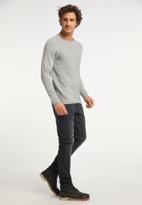Mustang - MUSTANG EMIL C STRUCTURE MĘSKI LONGSLEEVE KOSZULKA 1010603 4140. Długość rękawa: długi rękaw #4