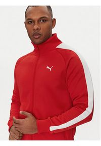 Puma Bluza T7 Always On 629587 Czerwony Regular Fit. Kolor: czerwony. Materiał: bawełna