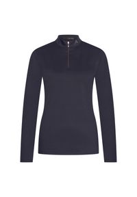 EURO-STAR - Damska koszulka z długim rękawem Euro-Star Uv Top Essolar. Kolor: niebieski. Długość rękawa: długi rękaw. Typ sukienki: sportowe. Styl: sportowy #1