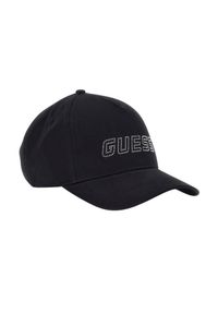 Guess - GUESS Czarna damska czapka z daszkiem. Kolor: czarny #4