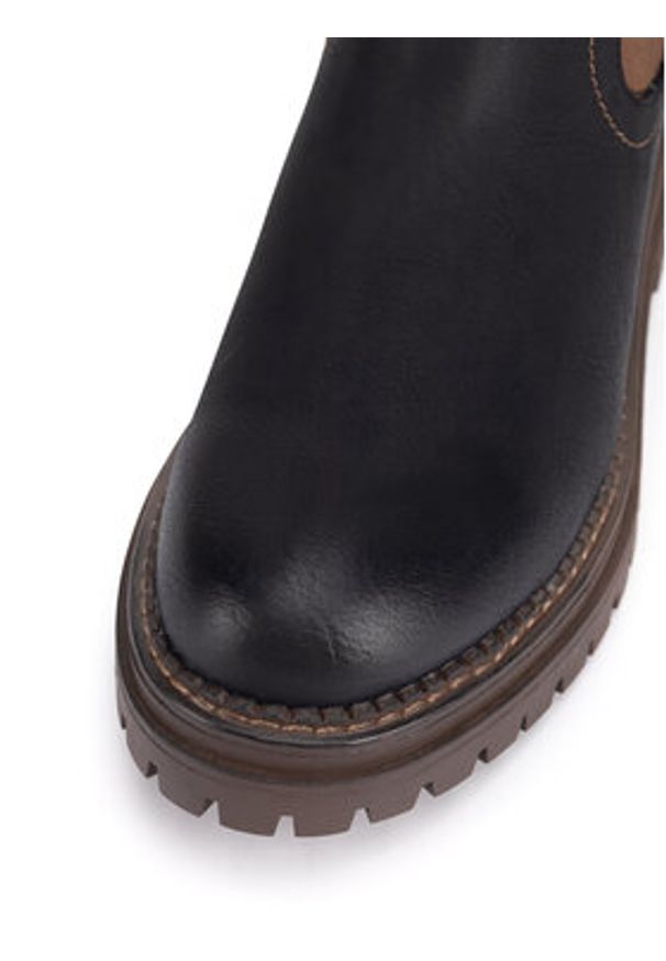Clara Barson Botki WS5195-26 Czarny. Kolor: czarny. Materiał: materiał