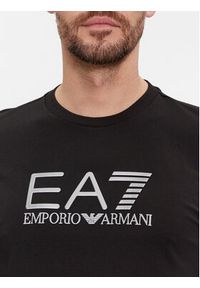 EA7 Emporio Armani T-Shirt 6RPT71 PJM9Z 1200 Czarny Regular Fit. Kolor: czarny. Materiał: bawełna