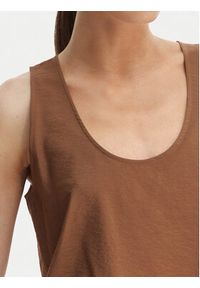 Marella Top Umico 2613161024 Brązowy Regular Fit. Kolor: brązowy. Materiał: wiskoza #5