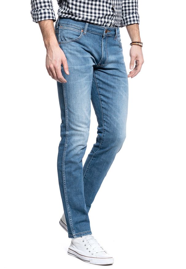 Wrangler - WRANGLER SPODNIE MĘSKIE LARSTON DE-LITE BLUE W18SQ148R 112127589