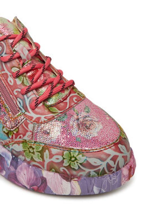 Laura Vita Sneakersy Nikito 62 Kolorowy. Materiał: skóra, syntetyk. Wzór: kolorowy