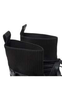 DeeZee Botki ZAL13015-9 Czarny. Kolor: czarny. Materiał: materiał #6