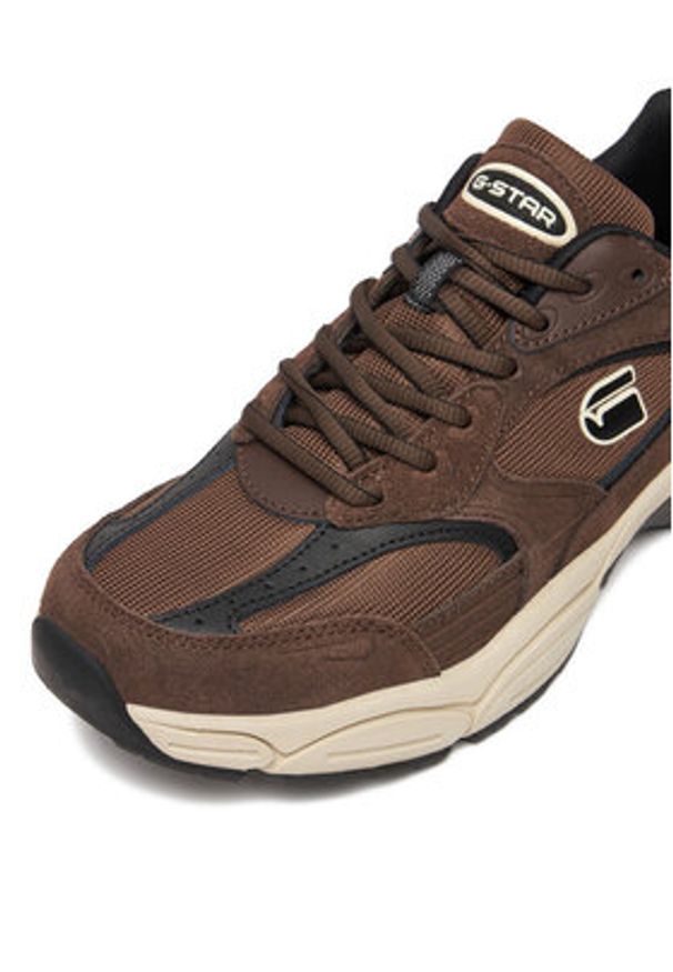 G-Star RAW - G-Star Raw Sneakersy CEO-YG240150-02M Brązowy. Kolor: brązowy. Materiał: zamsz, skóra