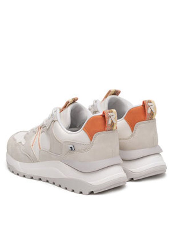 Rieker Revolution Lifestyle Sneakersy W2501-80 Beżowy. Kolor: beżowy. Materiał: materiał