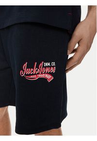 Jack & Jones - Jack&Jones Komplet 2 par szortów sportowych Logo 12257015 Granatowy Comfort Fit. Kolor: niebieski. Materiał: bawełna, syntetyk. Styl: sportowy #3