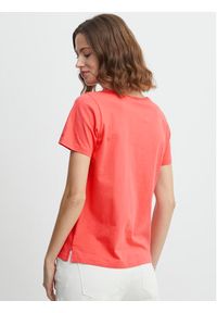 Fransa T-Shirt 20611797 Koralowy Regular Fit. Kolor: pomarańczowy. Materiał: bawełna #8