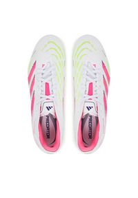 Adidas - adidas Buty do piłki nożnej Predator Pro Firm Ground ID3855 Biały. Kolor: biały. Materiał: skóra