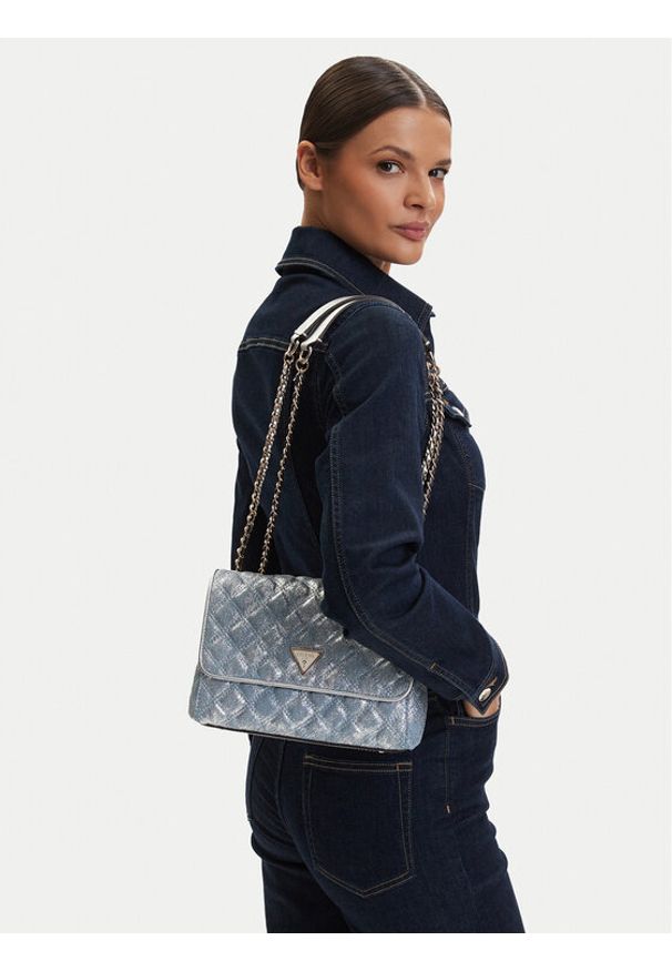 Guess Torebka Giully II HWDG96 73200 Niebieski. Kolor: niebieski