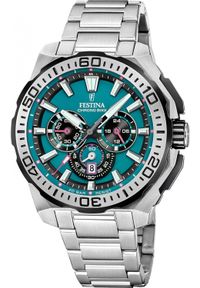 Zegarek męski Festina F20724-6 srebrny. Kolor: srebrny #1