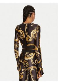 Versace Jeans Couture Bluzka 77HAH218 JS360 Czarny Slim Fit. Kolor: czarny. Materiał: syntetyk #4