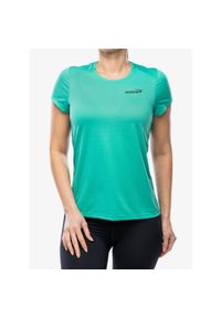Koszulka biegowa damska Inov-8 Performance Short Sleeve. Kolor: zielony