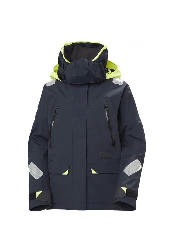 Kurtka damska Helly Hansen Skagen Offshore. Kolor: niebieski, czarny, wielokolorowy. Sport: żeglarstwo, turystyka piesza