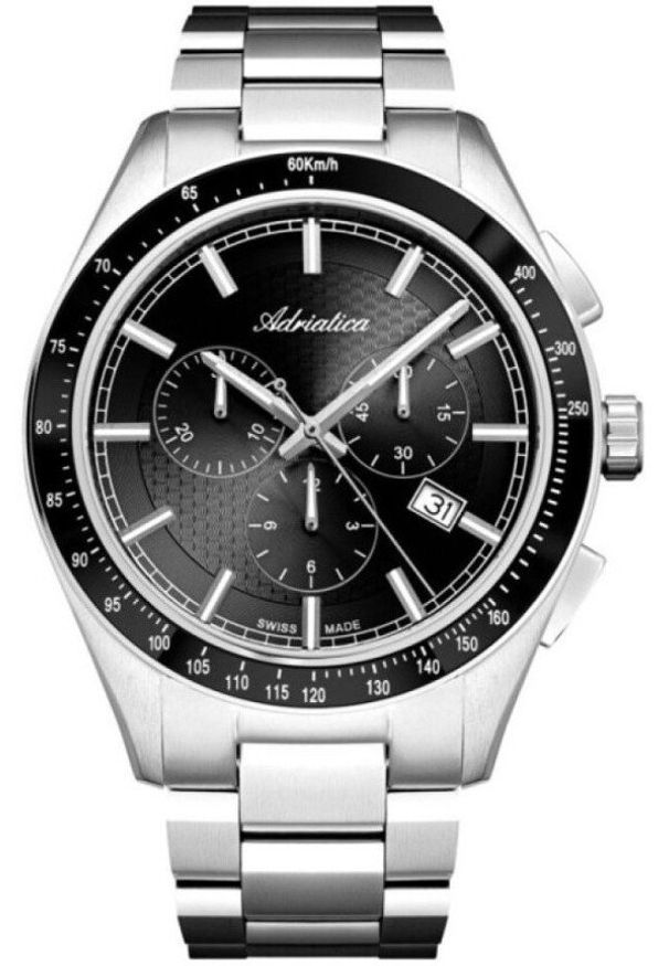 Zegarek męski Adriatica A8245.5116CH srebrny. Kolor: srebrny