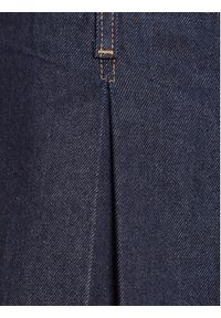 Calvin Klein Jeans Spódnica jeansowa LV047C717G Granatowy Regular Fit. Kolor: niebieski. Materiał: bawełna