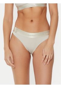 Calvin Klein Underwear Figi klasyczne 000QF7999E Beżowy. Kolor: beżowy. Materiał: bawełna