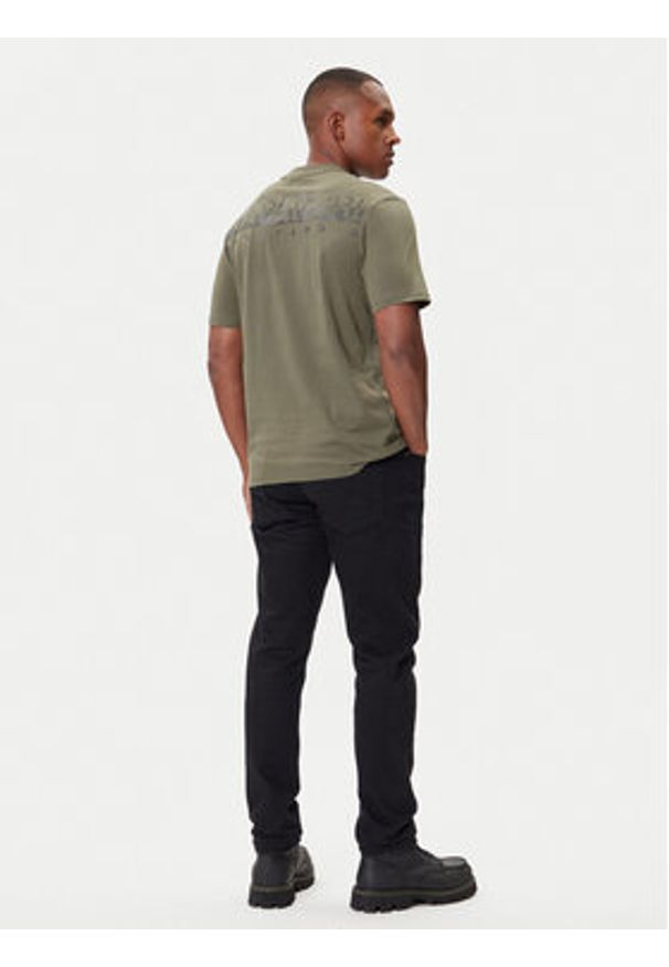 Napapijri T-Shirt S-Fanes NP0A88SE Zielony Regular Fit. Kolor: zielony. Materiał: bawełna