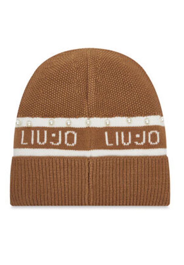 Liu Jo Czapka TF5239 MA92F Beżowy. Kolor: beżowy. Materiał: wiskoza