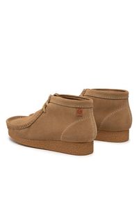 Clarks Trzewiki Shacre Boot 26159438 Beżowy. Kolor: beżowy. Materiał: zamsz, skóra #4