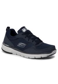 skechers - Skechers Sneakersy Flex Advantage 3.0 52954 Granatowy. Kolor: niebieski. Materiał: materiał #4