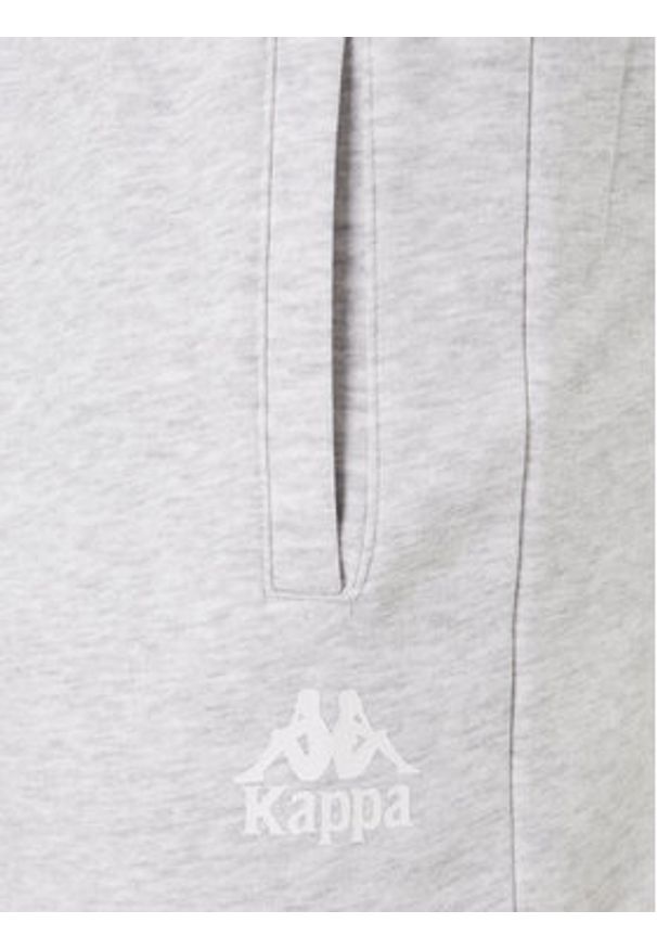 Kappa Spodnie dresowe Authentic 321N5FW Szary Regular Fit. Kolor: szary. Materiał: bawełna