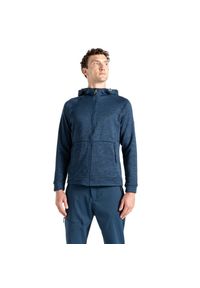 DARE 2B - Bluza Męska Polar Z Kapturem Shielding. Typ kołnierza: kaptur. Kolor: niebieski. Materiał: polar. Sezon: zima