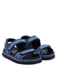 Pollini Sandały SA16244G1MTQ0707 Niebieski. Kolor: niebieski. Materiał: materiał #5