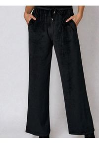 Sinsay - Spodnie wide leg - czarny. Kolor: czarny #1