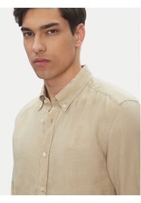 BOSS Koszula H-Roan-Bd-E-C1 50520283 Beżowy Slim Fit. Kolor: beżowy. Materiał: len #4
