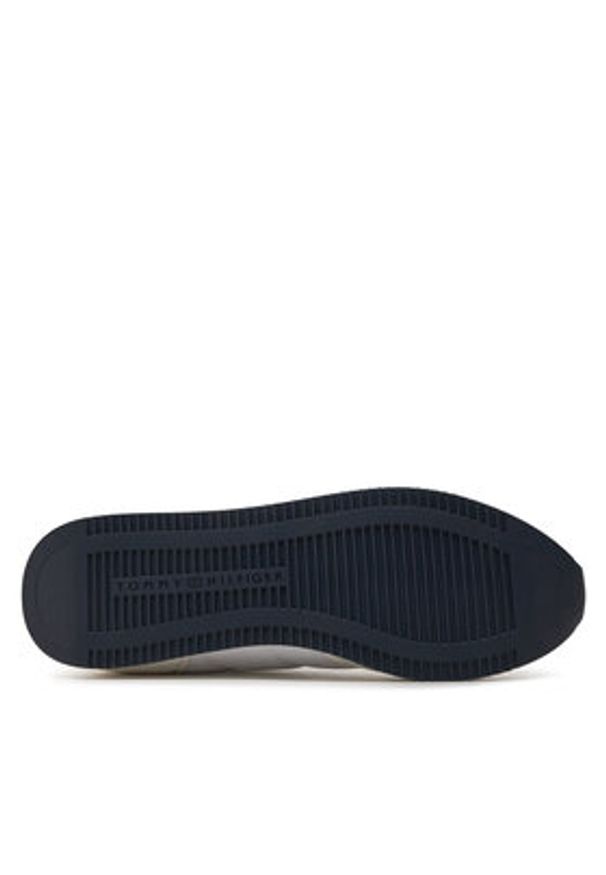 TOMMY HILFIGER - Tommy Hilfiger Sneakersy Lo Runner Mix FM0FM04958 Biały. Kolor: biały. Materiał: materiał