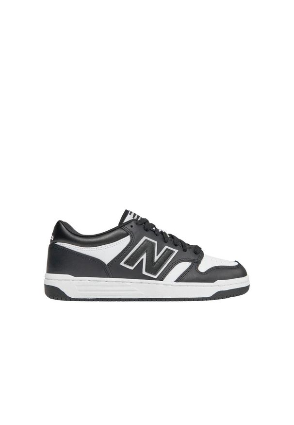 Buty do chodzenia męskie New Balance 480. Kolor: wielokolorowy, biały. Materiał: materiał, skóra. Szerokość cholewki: normalna. Sport: turystyka piesza