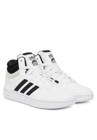 Adidas - adidas Sneakersy Hoops Mid Classic Shoes KI1077 Biały. Kolor: biały. Materiał: skóra #3