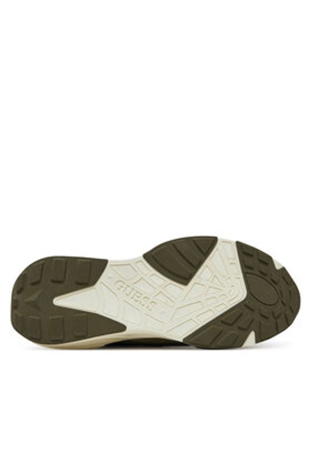 Guess Sneakersy FMJVALELL12 Zielony. Kolor: zielony. Materiał: skóra