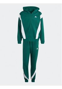 Adidas - adidas Dres Sportswear Fleece IJ6068 Zielony Regular Fit. Kolor: zielony. Materiał: dresówka, syntetyk #7
