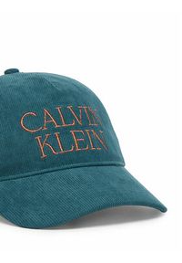 Calvin Klein Czapka z daszkiem Corduroy Graphic 5 Panel Cap LV04D5064G Granatowy. Kolor: niebieski. Materiał: bawełna #4