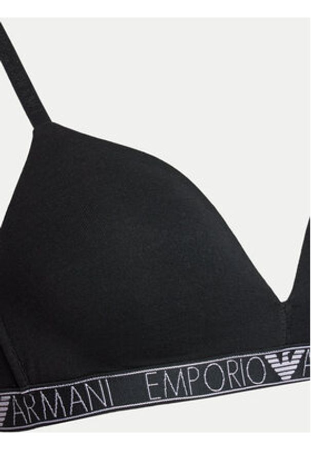 Emporio Armani Underwear Biustonosz bezfiszbinowy 164410 4R223 00020 Czarny. Kolor: czarny. Materiał: bawełna