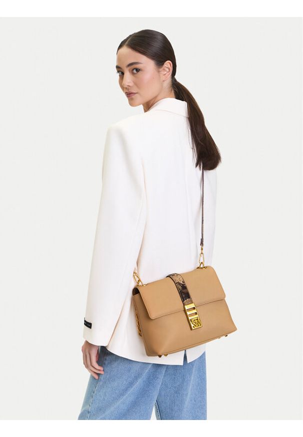 Steve Madden Torebka Bpatts-E SM13001648 Beżowy. Kolor: beżowy. Materiał: skórzane