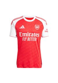 Adidas - Koszulka Arsenal 25/26 Home. Kolor: czerwony, biały, wielokolorowy