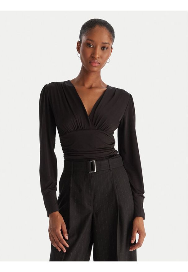 ACCESS FASHION Body 54-2018-324 Czarny Slim Fit. Kolor: czarny. Materiał: syntetyk